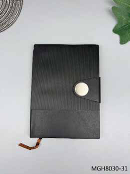 Textured PU Diary with Button Flap corporate gift alternate view - Meru Trophy Bangalore