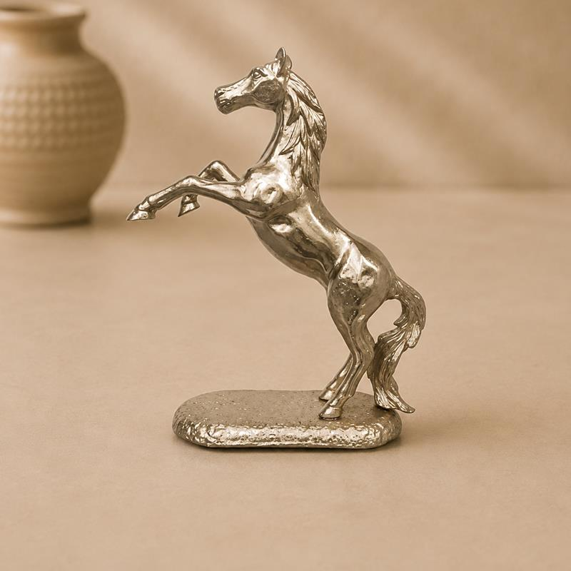 Rearing Horse Metal Sculpture, handcrafted Metal Craft
