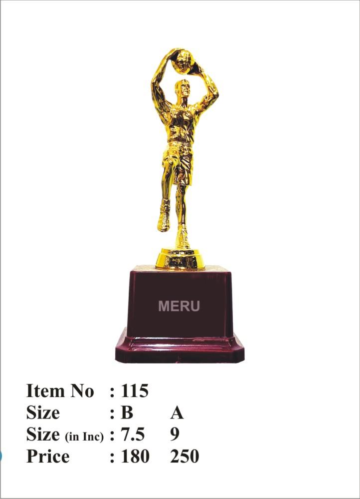 Gold Basketball Trophy 115 - Custom Award