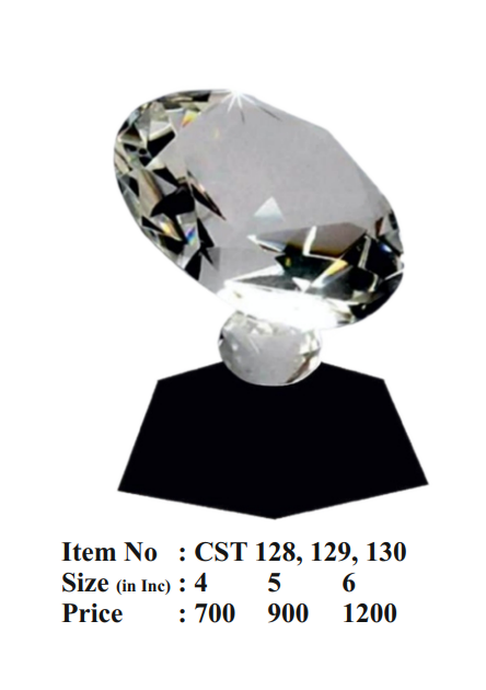 Brilliant Cut Crystal Trophy crystal awards CST 128 - Premium Awards