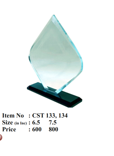 Diamond Crystal Trophy CST 133 - Premium Crystal Awards