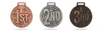 Gold Silver Bronze Medals Recognition Awards 1st-2nd-3rd-25-Rs -1 - Meru Trophy