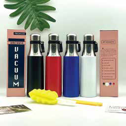 Vacuum Bottle with Clip Handle and Gift Box 500 ML corporate gift - Meru Trophy Bangalore