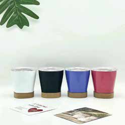 Cork Base Lowball Tumbler 350 ML corporate gift - Meru Trophy Bangalore