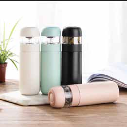 Vacuum Flask with Tea Infuser Lid 500 ML corporate gift - Meru Trophy Bangalore