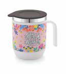 Printed Coffee Mug with Lid and Handle 400 ML corporate gift - Meru Trophy Bangalore