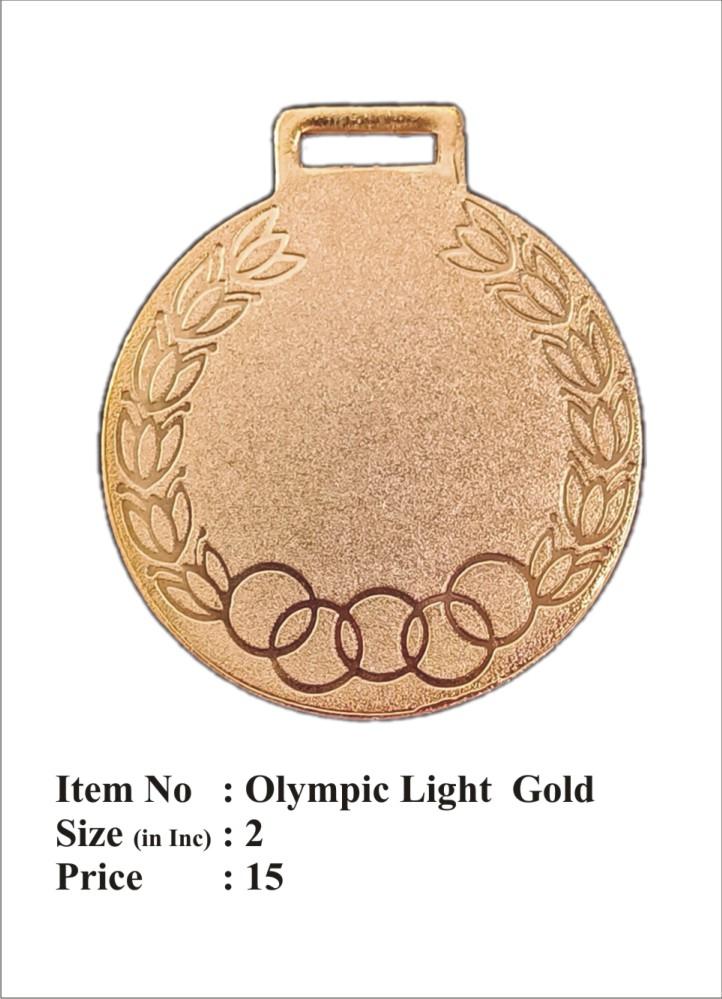 Gold medal award symbolizing achievement and recognition for athletes and students.