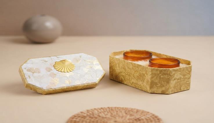 Royal Imperial Jar Series 2-Jar Dry Fruit Gift Box (A.T.C. P666)