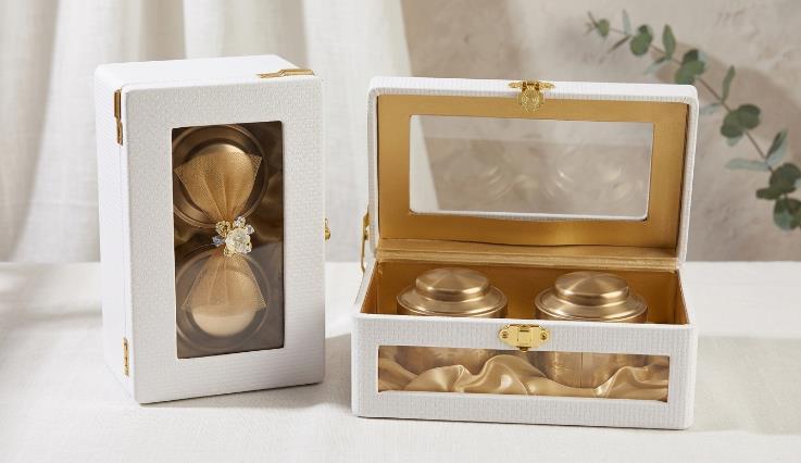 Royal Imperial Jar Series 2-Jar Dry Fruit Gift Box (WK – 74 2J)