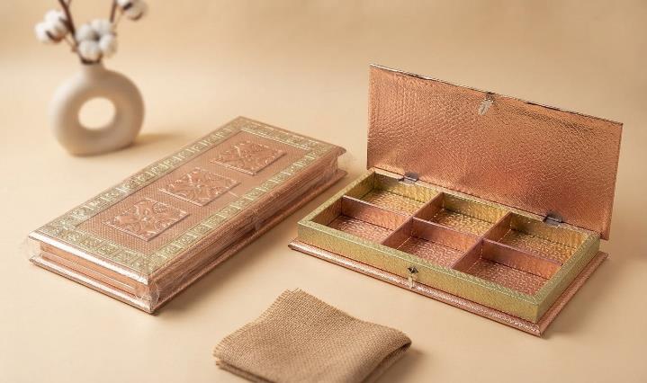 Rajputana Style Boxes 8x16 Festive Gift Box (METAL G-03)