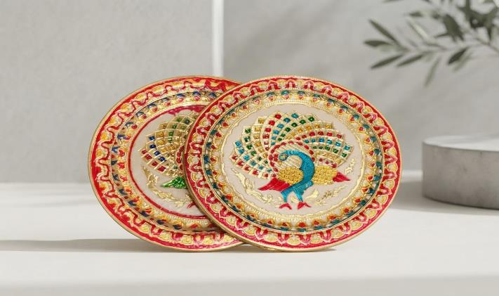 Hamper Tray 12 INCH Gift Tray (ROUND MORE PRINT PLATE)
