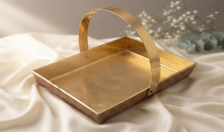 Hamper Tray 12x16 Gift Tray (PUTTI PRINTED TOKRI)