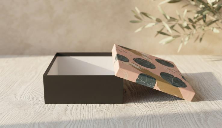 Rigid Boxes 10x10x4 Festive Gift Box (FANCY RIGID BOX) #2
