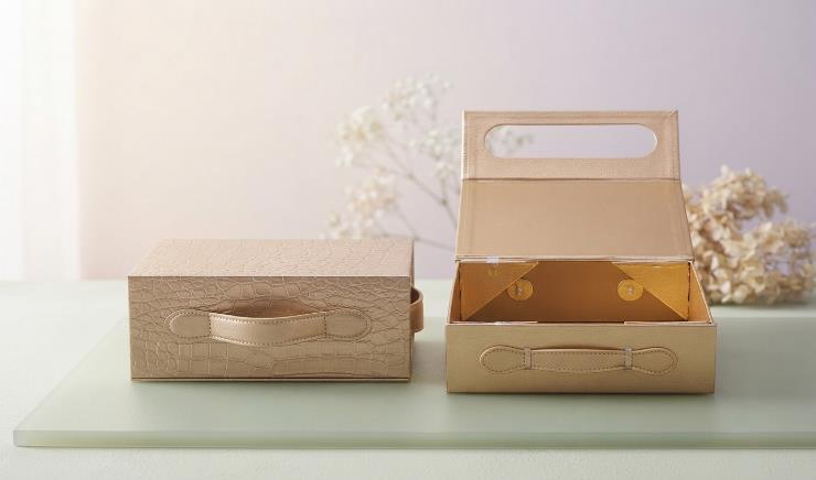 Collapsable Boxes 7x9x3.5 Festive Gift Box (COLLAPSABLE CROCODILE BOX)