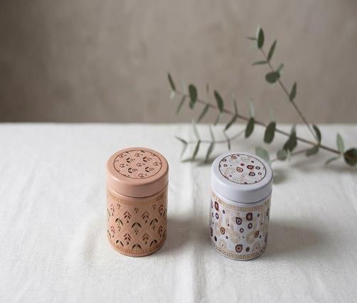 Copper & Printed Tin Jar Dry Fruit Gift Box (SALSA JAR)