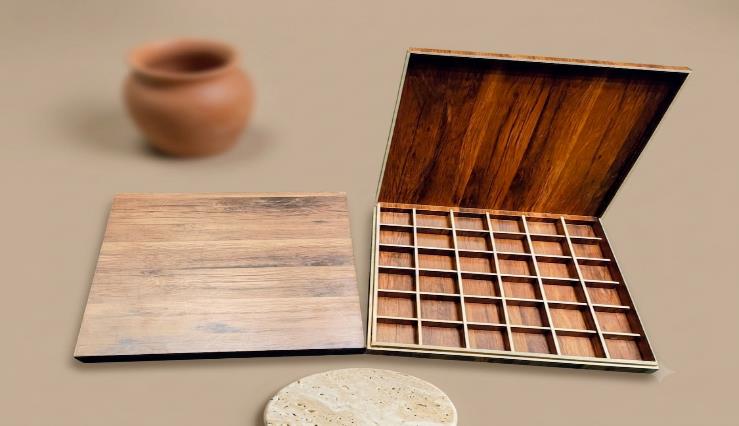 Wooden Chocolate Box Chocolate Gift Box (5051) #2