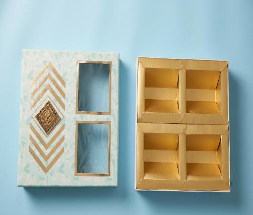 Dry Fruit Boxes(10 X 10) 10x10 Dry Fruit Gift Box (623)