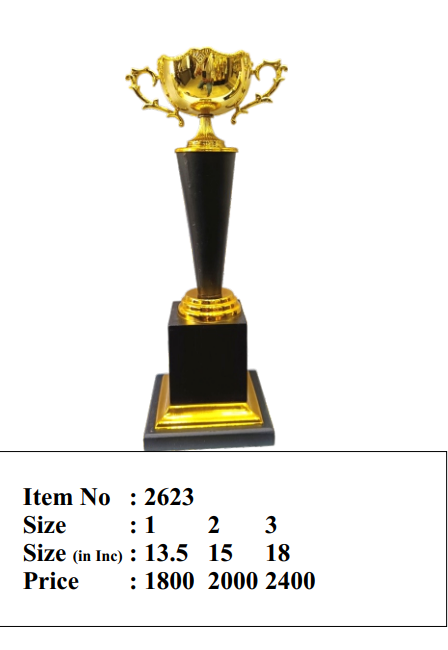 Premium Gold Cup Trophy Symbol of Achievement 2623 - Corporate Recognition Awards