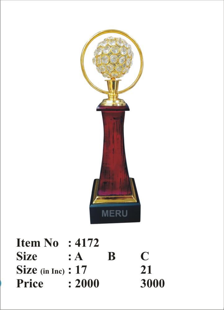 Crystal Globe Trophy - Recognition Award