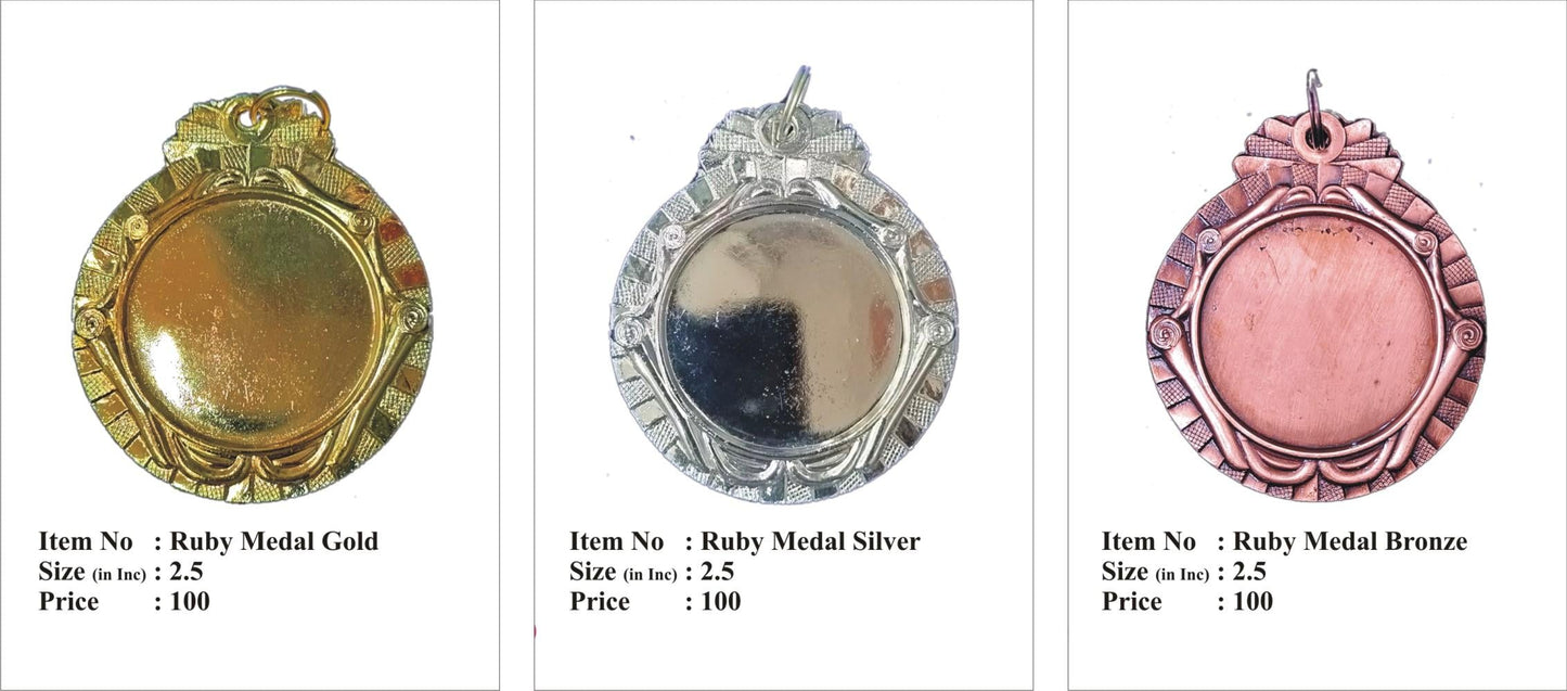 Gold Silver Bronze Medals for achievement awards; perfect for sports or corporate recognition.