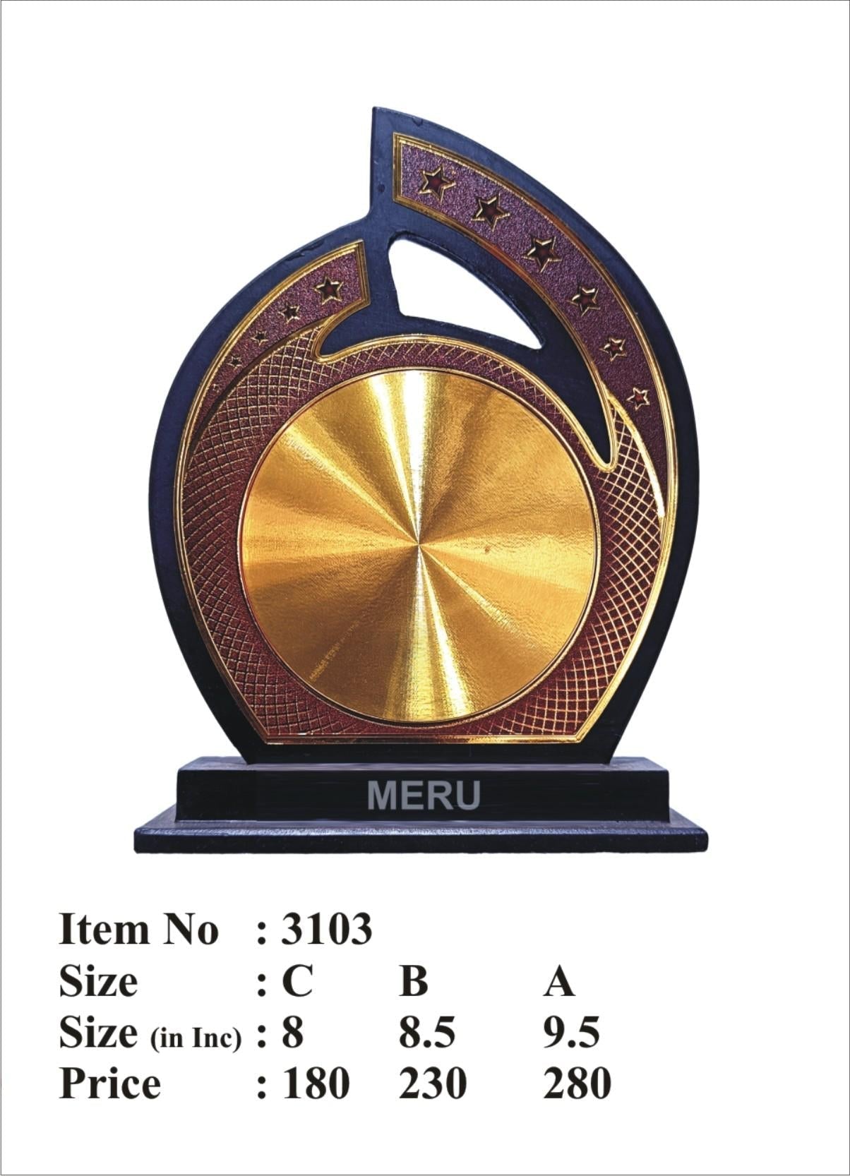 Elegant Wooden Trophy - Image 3103.jpg