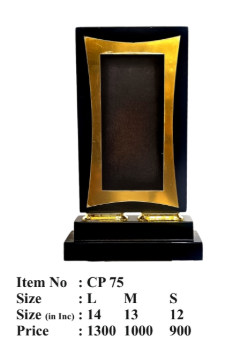 Elegant wooden memento trophy showcasing a custom award design.