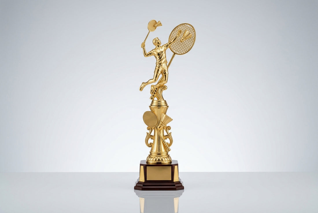 Badminton Tournament Trophy Supplier in India — Meru Trophy
