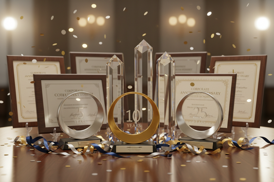 Recognition Awards for Milestone Anniversaries