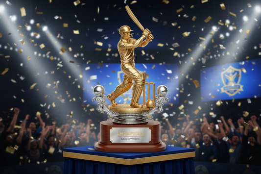 Custom cricket trophies for league champions