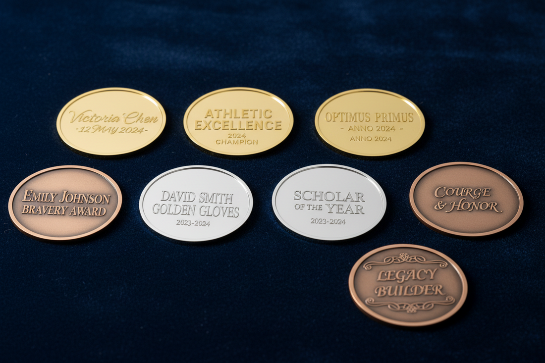 Font Choices for Engraved Medals