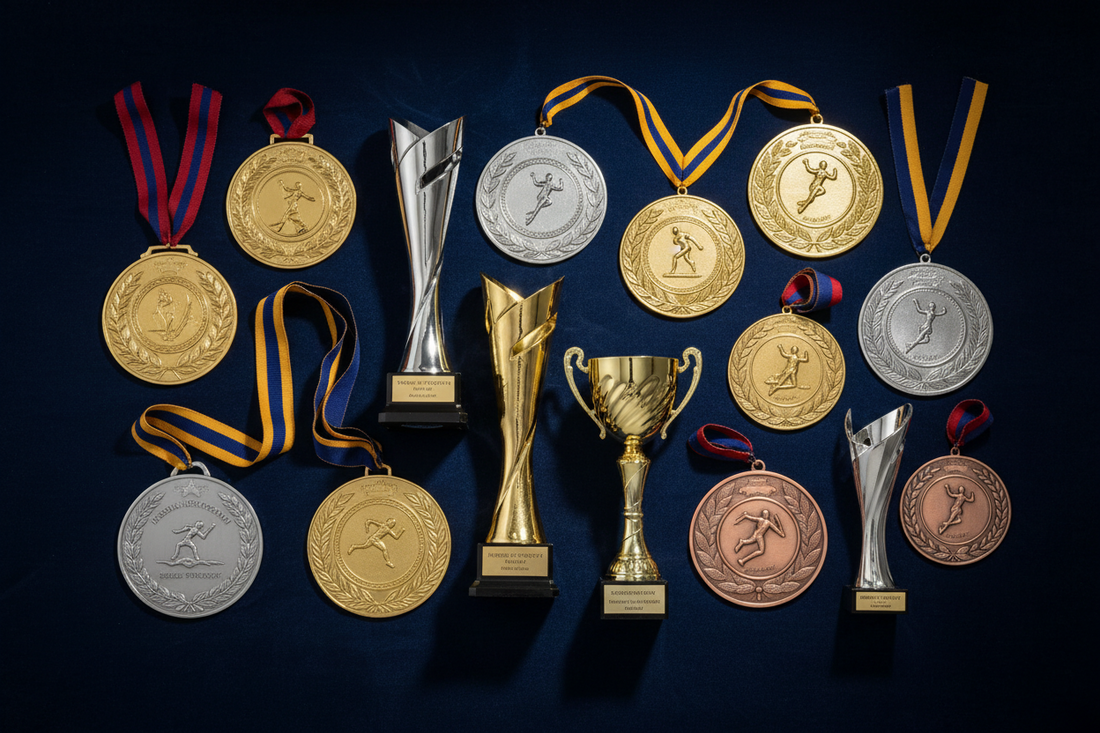 High quality engraved medals and sports awards for athletes showcasing permanent recognition and excellence.