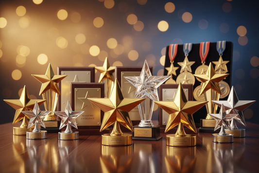 Star Trophies for Academic Achievements
