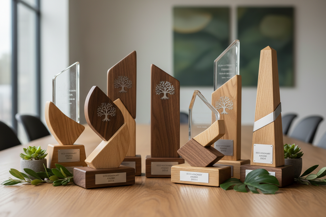 Sustainable Wooden Awards for Eco-Conscious Companies
