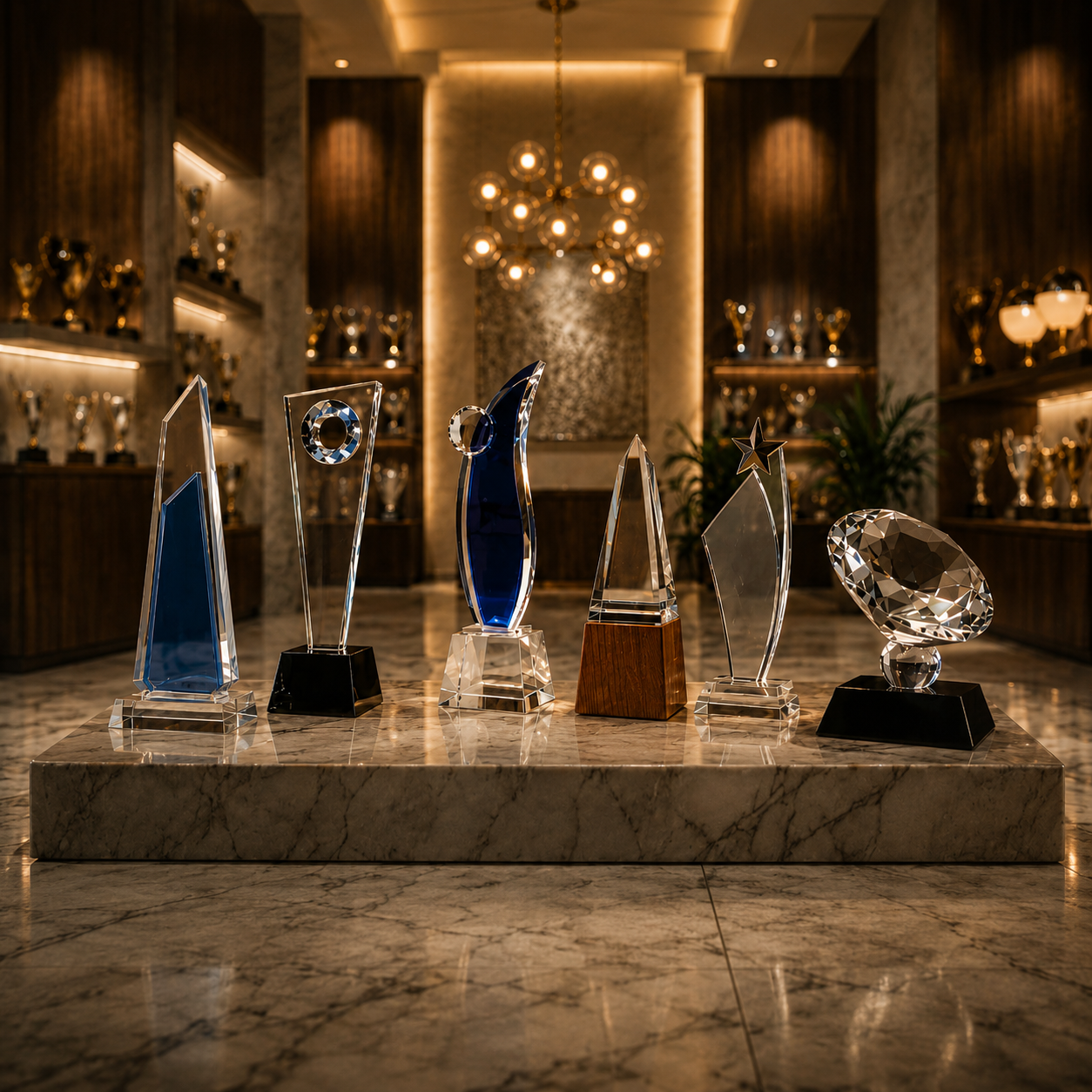Crystal Trophies