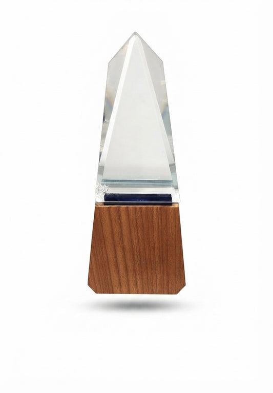 Corporate Crystal Trophy Award CST 116 - Premium Crystal Awards - Meru Trophy