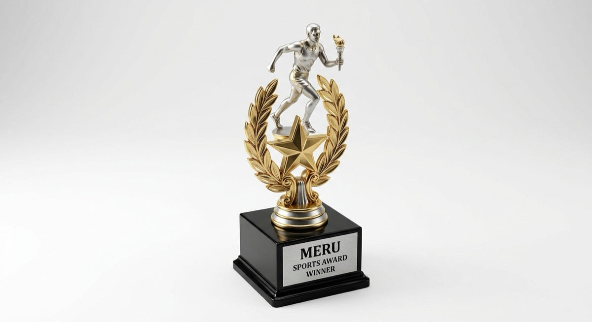 69 B Sports Trophy angle view