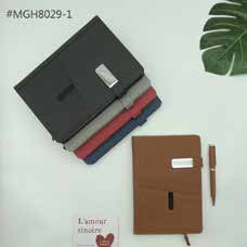 PU Diary with Front Pocket corporate gift - Meru Trophy Bangalore