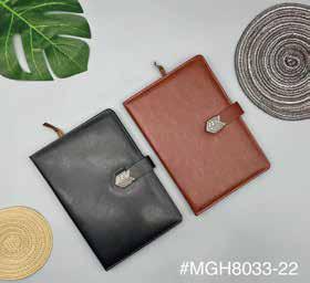PU Diary with Arrow Buckle Clasp corporate gift alternate view - Meru Trophy Bangalore