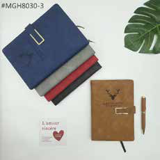 PU Diary with Metal Buckle Clasp corporate gift - Meru Trophy Bangalore