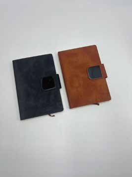 PU Diary with Square Magnetic Flap corporate gift - Meru Trophy Bangalore