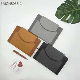 Envelope Flap PU Diary with Elastic corporate gift - Meru Trophy Bangalore