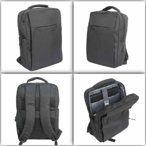 Laptop Backpack Dark Grey corporate gift - Meru Trophy Bangalore