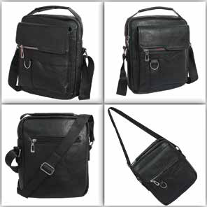 Multi-Pocket Sling Bag Black corporate gift - Meru Trophy Bangalore