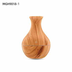 Wood-Grain Vase Aroma Humidifier USB desk mist diffuser - Meru Gifting