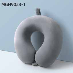 Round Travel Neck Pillow grey corporate gift - Meru Trophy Bangalore