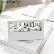LCD Desk Digital Clock with Weather Display corporate gift - Meru Trophy Bangalore