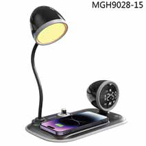 Desk Lamp with Wireless Charger, Speaker and Clock corporate gift - Meru Trophy Bangalore