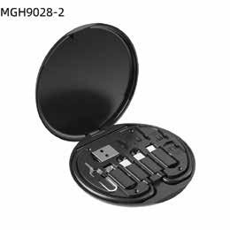 Round USB Cable Kit Case corporate gift - Meru Trophy Bangalore