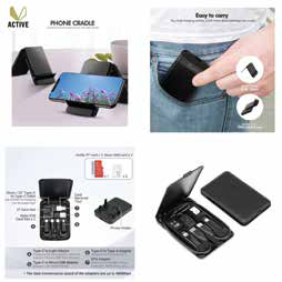 Pocket USB Cable Kit phone stand detail - Meru Gifting