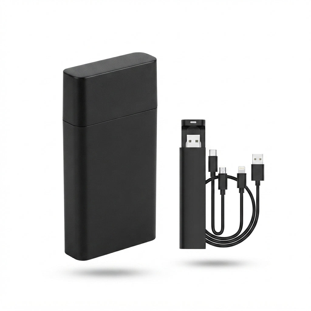 Mini Digital Gadgets Storage Box - Black - Meru Trophy corporate gifting